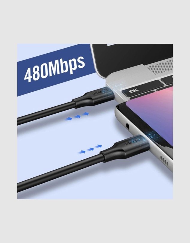 Ugreen - Ugreen US286 USB-C to USB-C Cable – 3M 3A 480Mbps