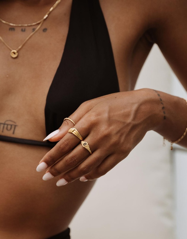 HOUSE OF SLANI - Celeste Vintage Gold Ring