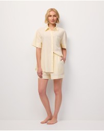 Wanderluxe Sleepwear - Limoncello Boxer Set Short