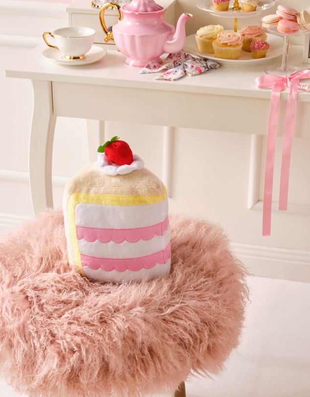Claris the Chicest Mouse in Paris - Let Them Eat Cake Novelty Cushion