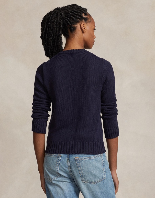Polo Ralph Lauren - Flag Cotton Crewneck Sweater - ICONIC EXCLUSIVE