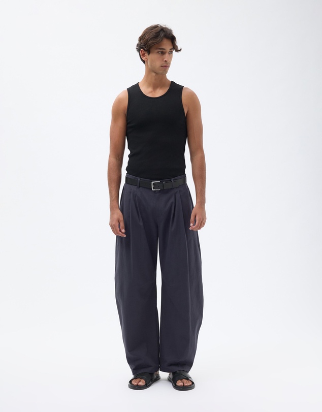 AERE - Pleated Barrel Trousers