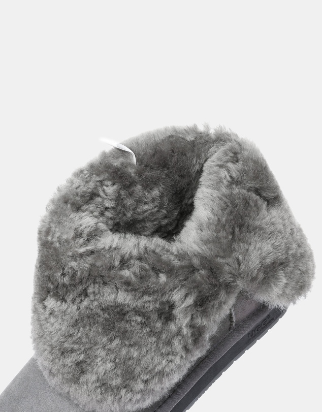 EVERAU - Australian Shepherd Ugg Short Button Sheepskin Upper UGG Boots