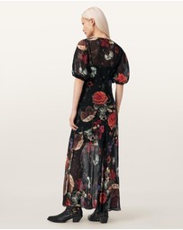AllSaints - Tiwa Silk-Blend Dress