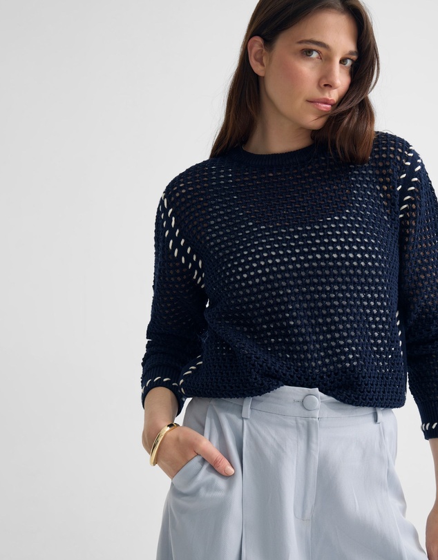 Oxford - Gaby Cotton Crew Neck