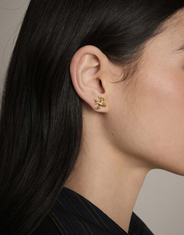 MIMCO - Ornithea Stud Earrings - Gold