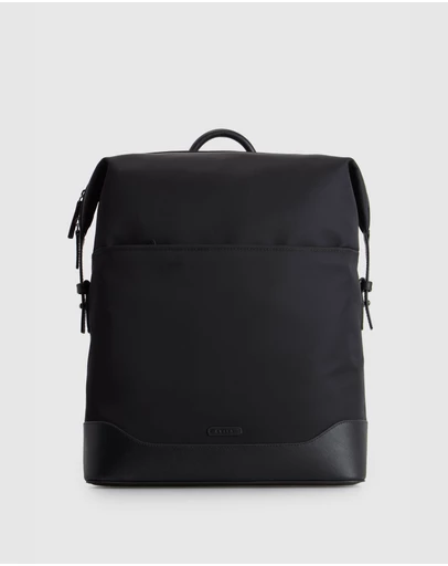 Evity - Zane Nylon/Leather Backpack