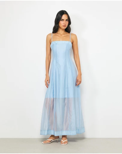 AERE - Aven Panelled Midi Dress