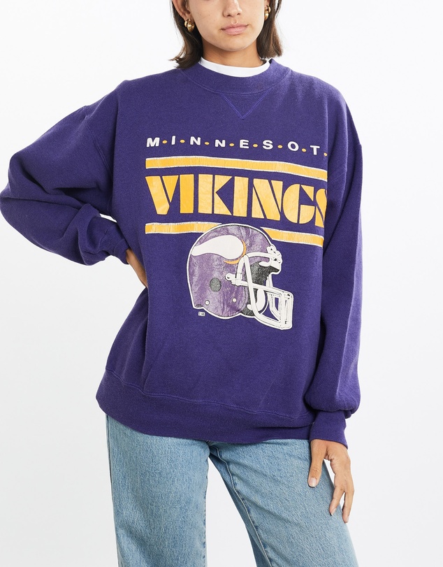Vintage by The Real Deal - Pre Loved - Vintage 90s NFL Minnesota Vikings Sweatshirt