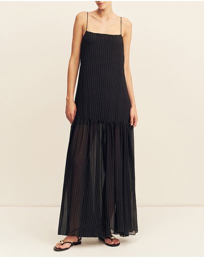 Black Polka Stripe