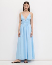 Calli - Alecia Plunge Maxi Dress