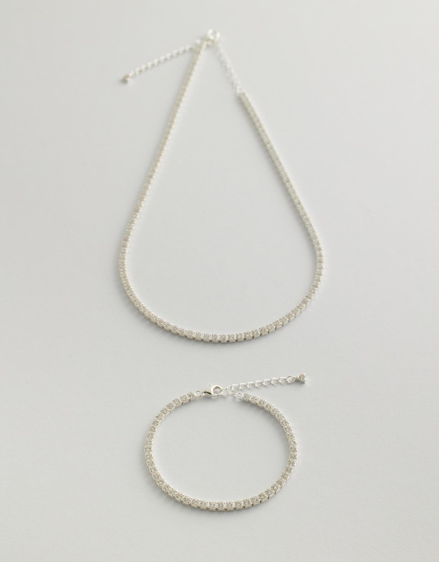 SAINT VALENTINE - The Aspen Tennis Set - Silver