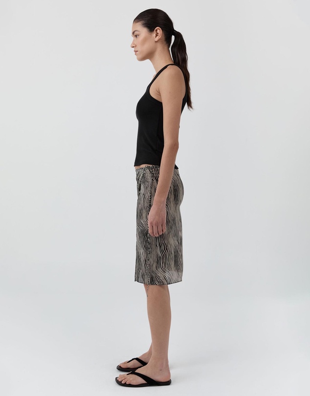 St. Agni - Savannah Silk Wrap Skirt