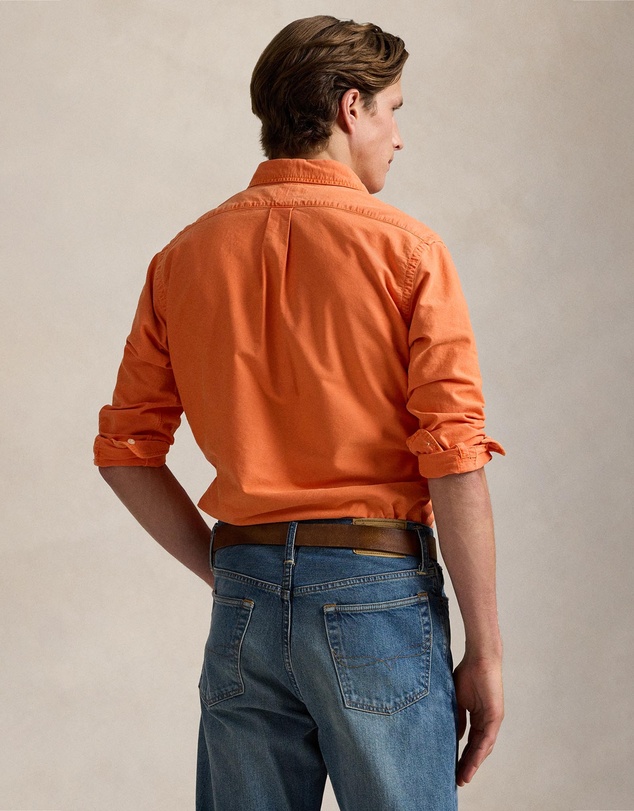Polo Ralph Lauren - Custom Fit Garment-Dyed Oxford Shirt - ICONIC EXCLUSIVE