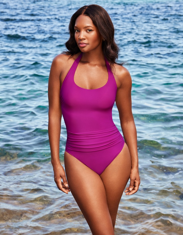 Miraclesuit Swimwear  - Rock Solid Utopia Wired Halter One-Piece Shaping Swimsuit