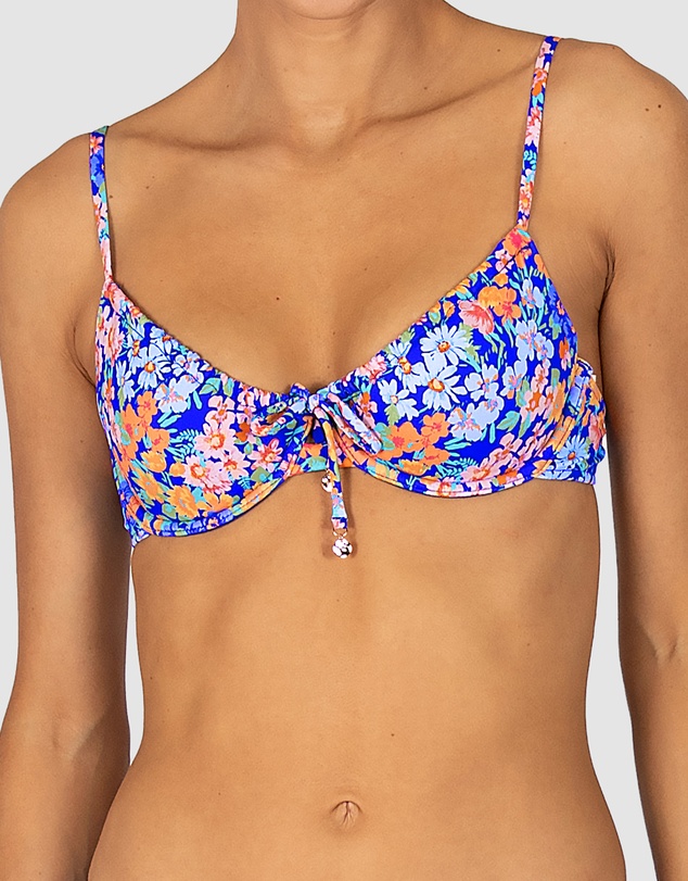 Baku Swimwear - Biarritz B/C Cup Ruched Underwire Bikini Bra Top