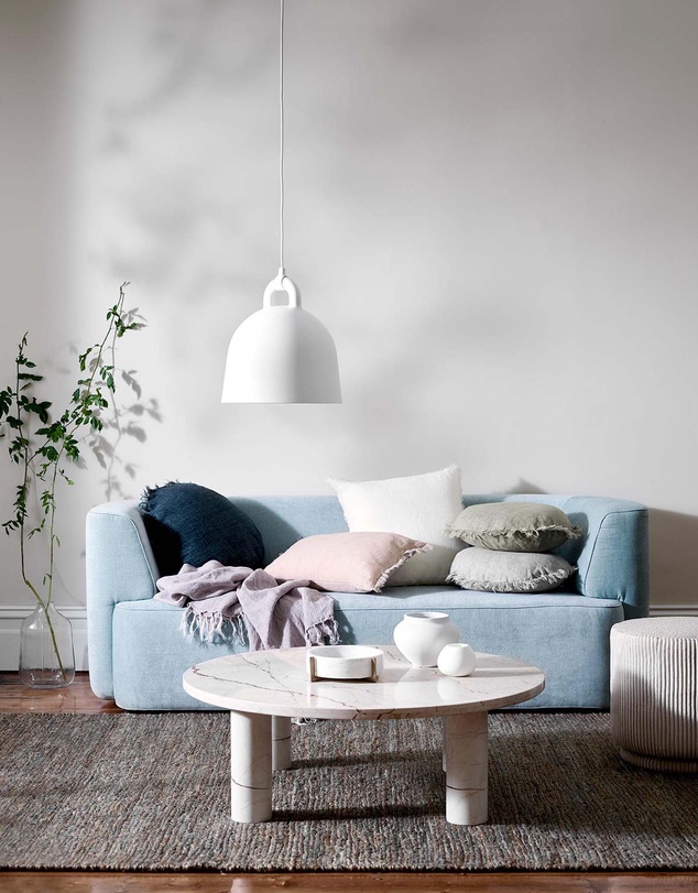 Aura Home - Linen Fringe Throw