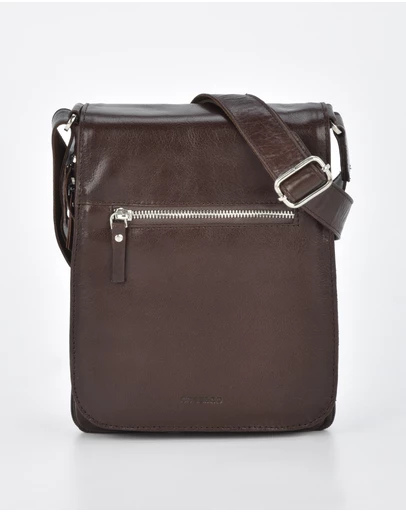 Cobb & Co - Notting Jr. Leather RFID Expandable Satchel