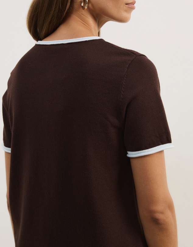 Atmos&Here - Brit Fine Knit SS Top