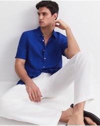 Sportscraft - Short Sleeve Delave Linen Shirt