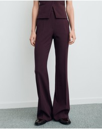 M.N.G - Mid-Rise Flare Trousers