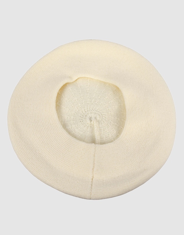 Max Alexander - European Made Cream Soft Wool Beret