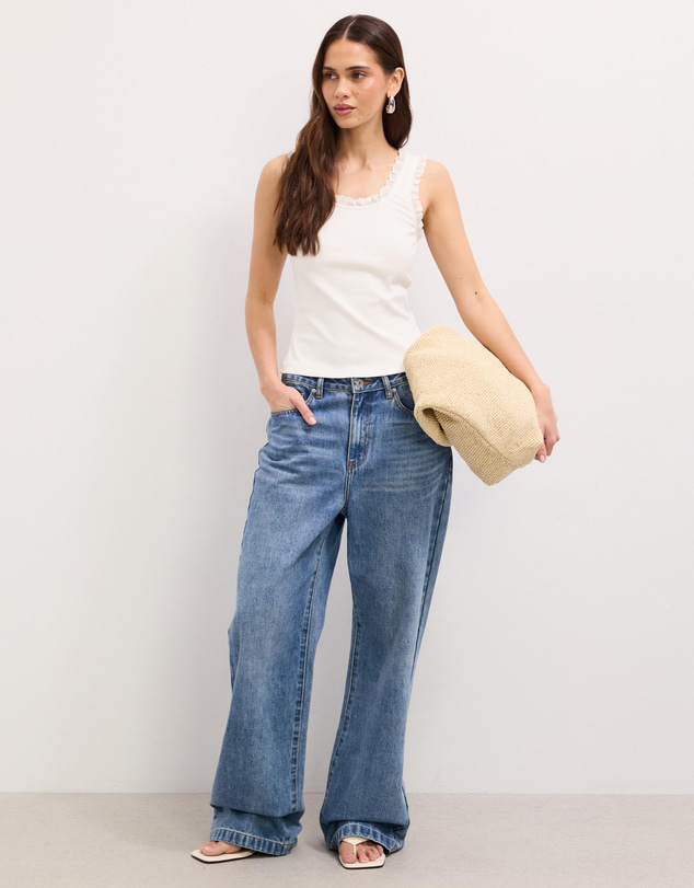 The Fated - Kaitlyn Frill Rib Tank