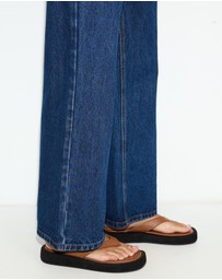 Dazie - London High Waisted Wide Leg Jeans