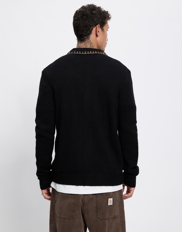 Rhythm - Whip Stitch Button Up Knit
