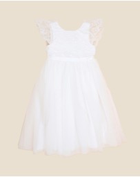 Bebe by Minihaha - Lace and Tulle Ankle Length Dress - Kids