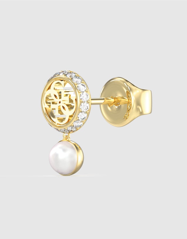 GUESS - Gold-Tone Tiny Pearly Stud Earrings