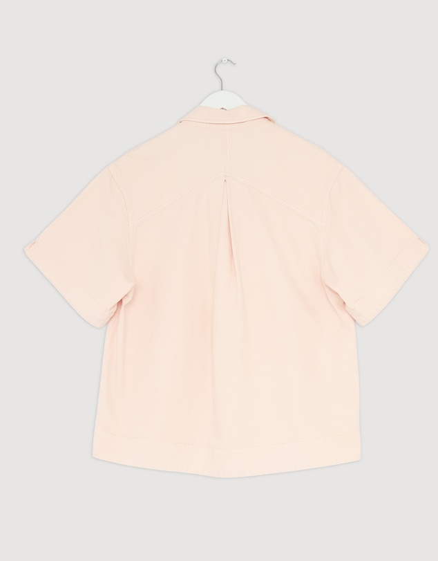 Revibe - Repaired KIVARI Marla Denim Shirt - AU 10