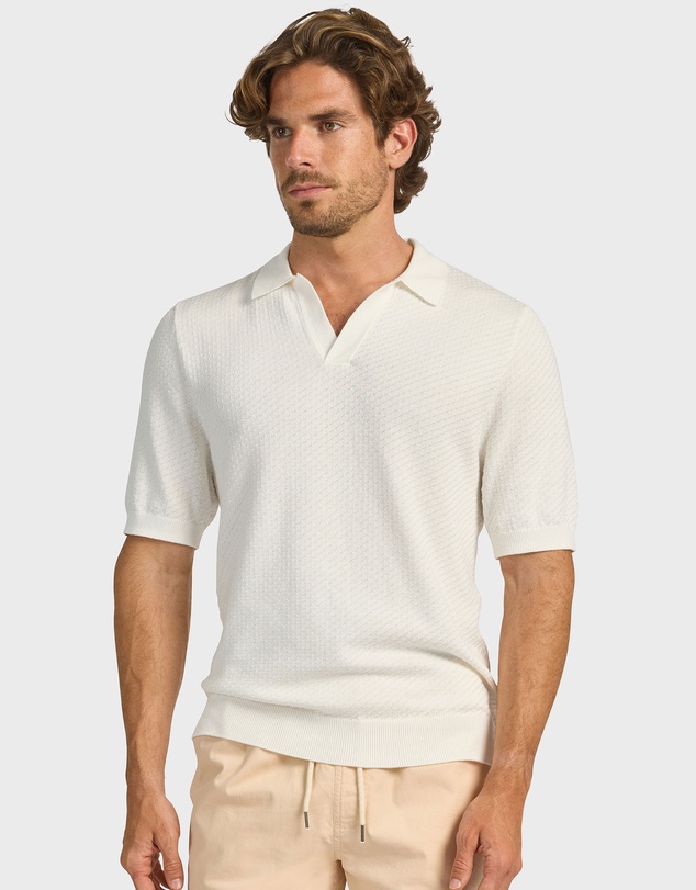Academy Brand - Jonny Textured Knit Polo