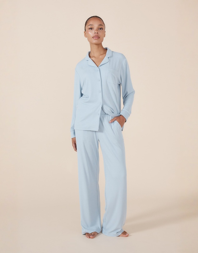 Gingerlilly - Emilia Ribbed Lounge PJ set