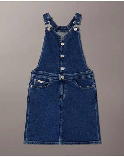 Calvin Klein Jeans - Girls Denim Dungaree Dress