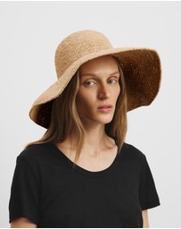 Country Road - Raffia Wide Brim Hat