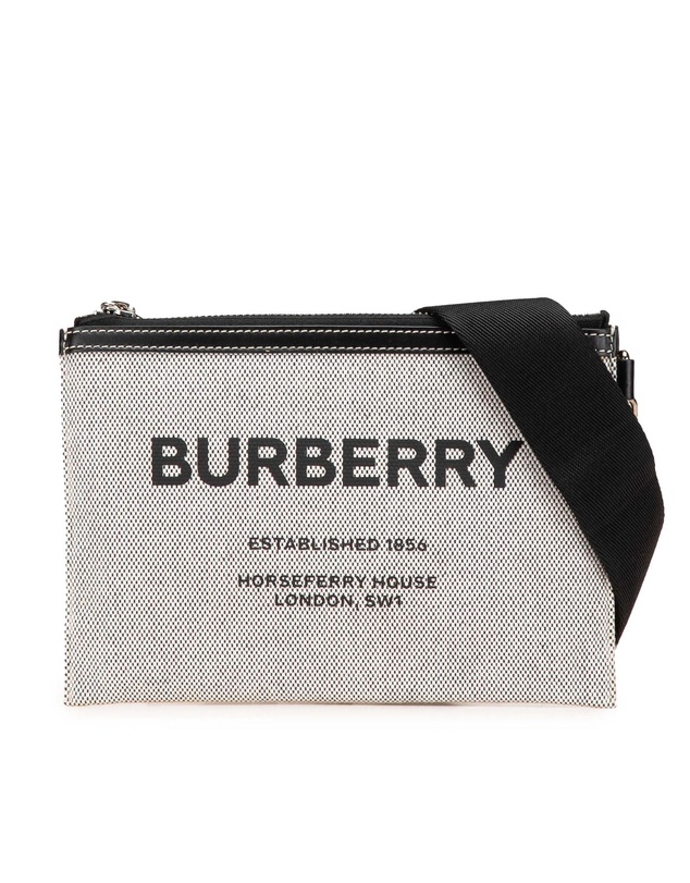 Pre-Loved by Azura Reborn - Pre-Loved burberry Crossbody Bag Textured Canvas