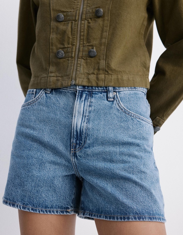 M.N.G - Straight-Fit Denim Shorts