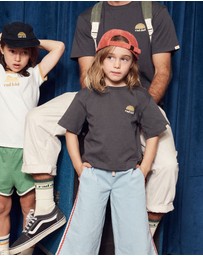 Banabae - Rad Kid Oversized Tee - Faded Black
