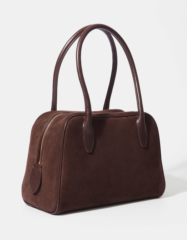 & Other Stories - Suede Bowling Bag