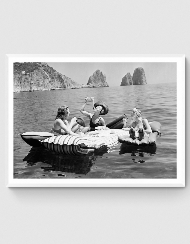 Inka Arthouse - Ladies & Pasta Art Print