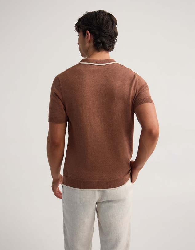 Oxford - Roman Piping Trim Knitted Polo