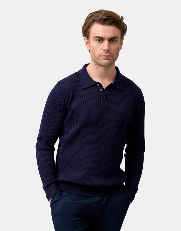 Brooksfield - Polo Pulllover