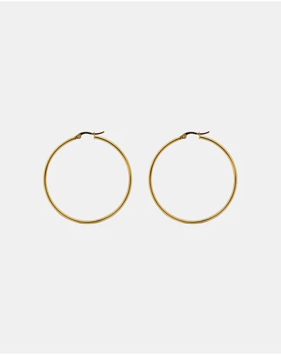 Zoe Olivia - Waterproof Classic Large Hoop Earrings