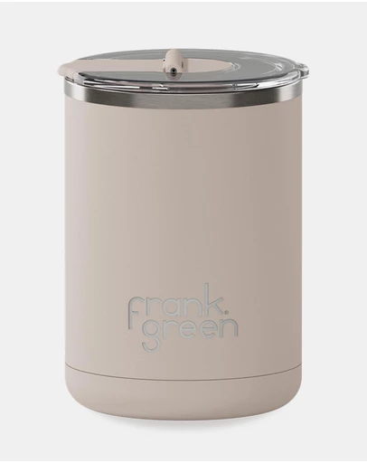 Frank Green - 12oz Ceramic Coffee Cup with Hinged Screw Lid