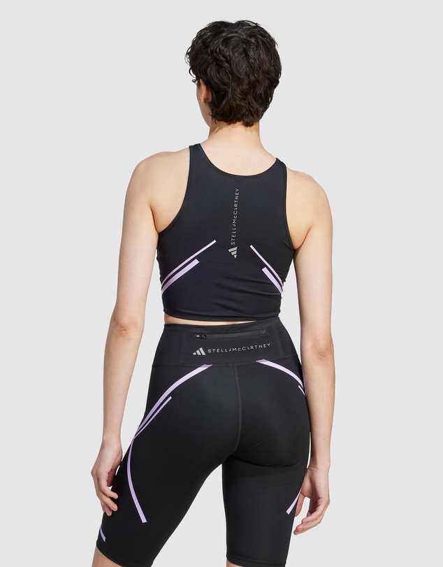 adidas by Stella McCartney - adidas by Stella McCartney TruePace Running Crop Top Womens
