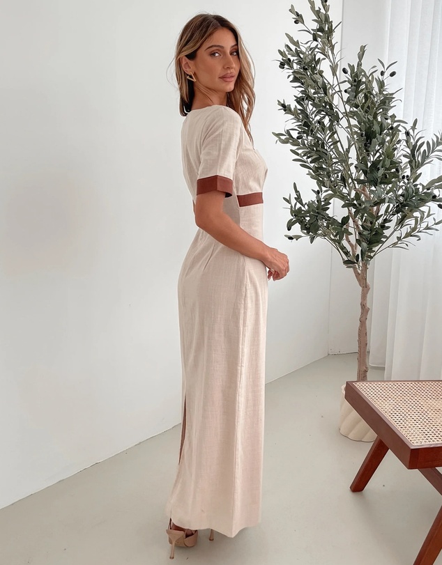 Esther & Co - Adrianne Dress - Cream Print