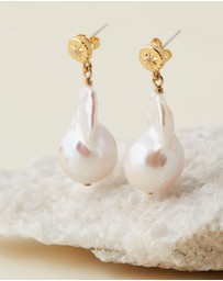 Carly Paiker - Sunburst Baroque Pearl Earrings