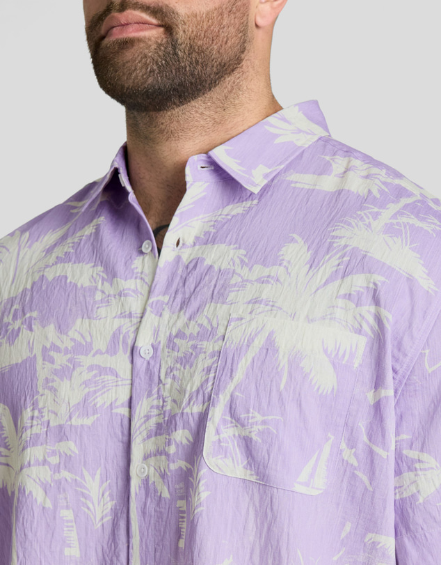 Johnny Bigg - Two Palms Print Shirt