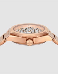 Armani Exchange - Rose Gold Analogue Watch